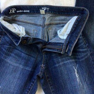 Loft Modern Skinny Jeans 6P